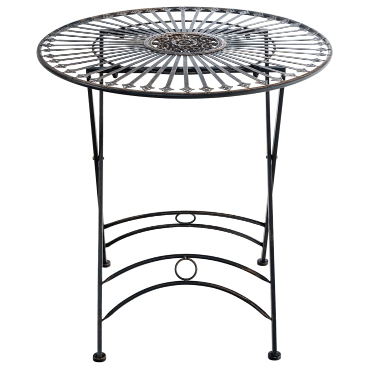 Gartentisch Metall Rund