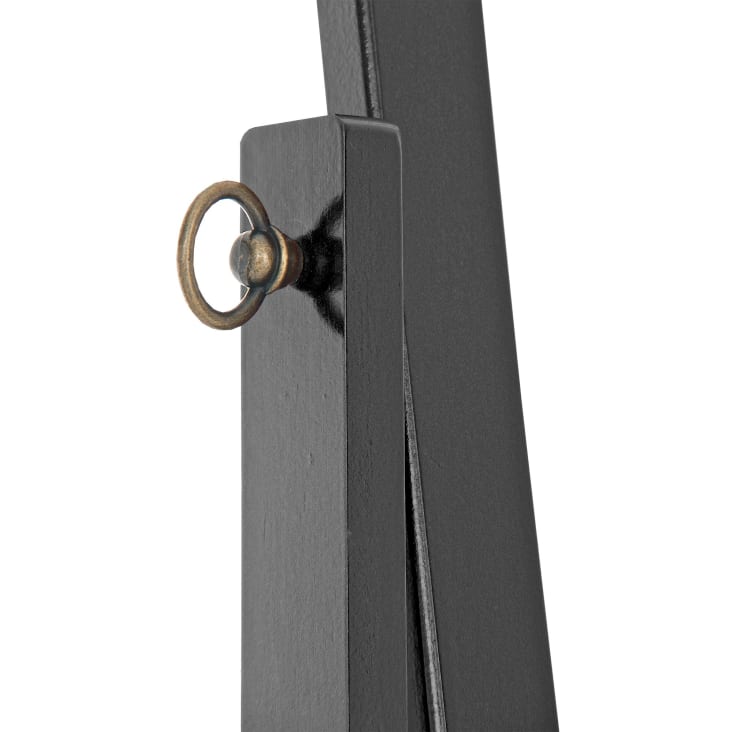 BAKAJI Beistelltisch Mit 2 Regalen – Aus MDF, Weiß, Mit Rollen, 45x30x56 Cm