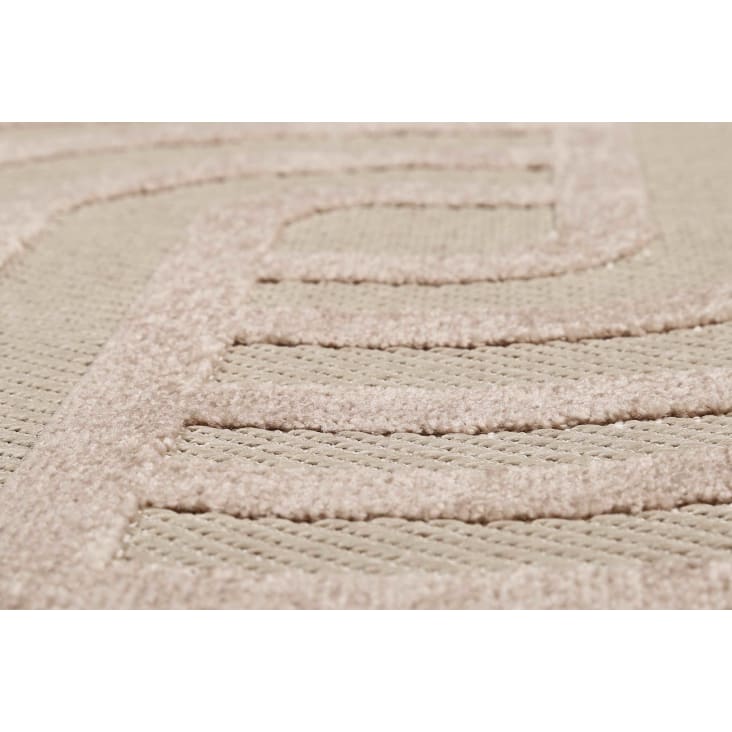 Tappeto TAPISO Rotondo 100x100 Cm | Per Interni Ed Esterni | Effetto Sisal | Resistente Alle Intemperie - Foto 11