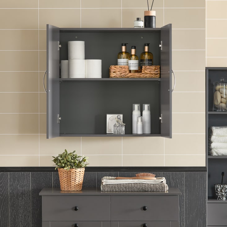 Tuhome Hängeschrank Portofino 150 - Weißer Küchenschrank Mit 4 Türen & Regalen, 150 Cm Breite