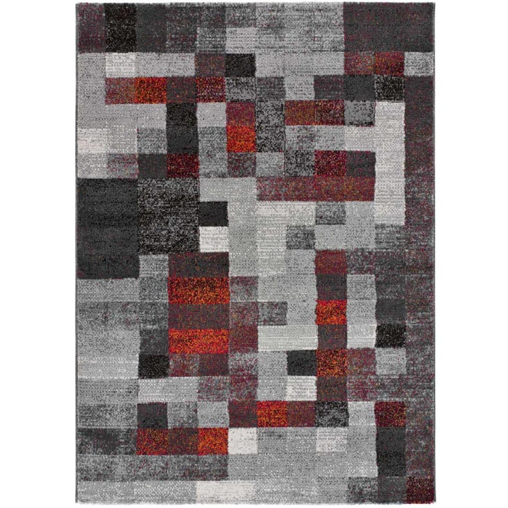 Tapis à motifs géométriques multicolores, 200X290 cm FUSION
