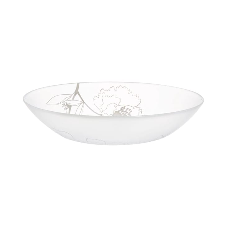 Assiette creuse en verre 20 cm Pampille - La Table d'Arc