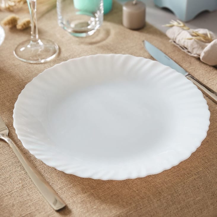 Assiette blanche 25 cm-Feston cropped-2
