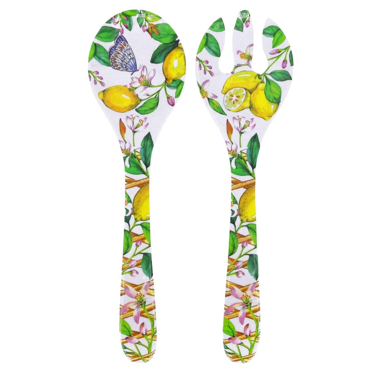 Couverts à Salade Quelle Salade - Set En Acier Inoxydable 33.5 Cm Pour Salades Et Pâtes