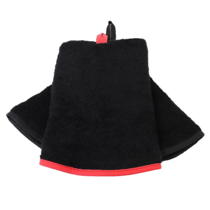 Lot De 2 Torchons Ronds à Attache - Ø65cm - 100% Coton - Motifs Brodés - Lavable Machine - Cuisine Ou Salle De Bain
