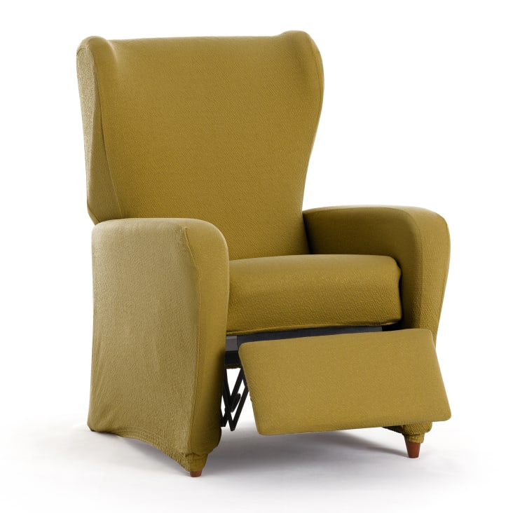 Eysa Copridivano Elastico Llion Per Poltrona Relax 1 Posto – Colore Grezzo, Vestibilità Totale, Anti-scivolo