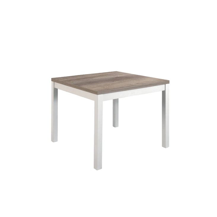 Tavolo quadrato in legno allungabile a libro 90x90 cm 180x90 cm POSITANO