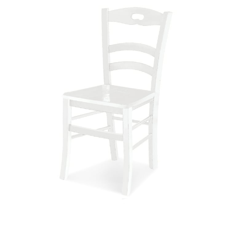Set di 2 sedie in legno bianche AURELIA