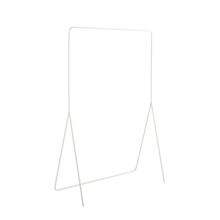 Portant minimaliste en métal blanc 150x100x45cm | Maisons du Monde