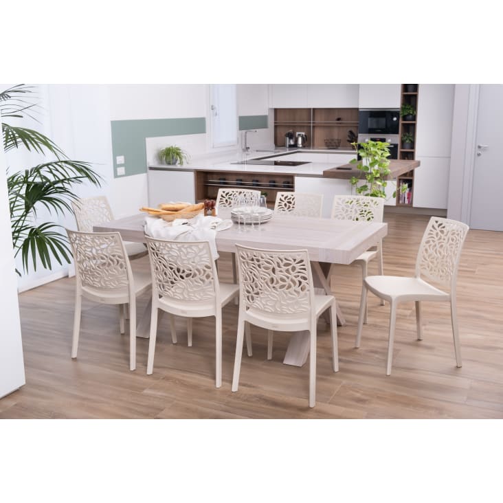 Set Da Pranzo Giardino 7 Pz Nero E Grigio Con Cuscini Polyrattan CFW539738 - Foto 12