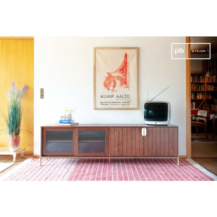 vintage mueble tv barato amazon