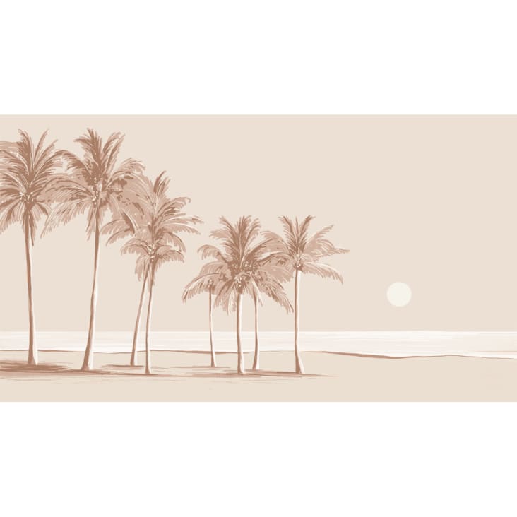 Papier peint panoramique palmiers brun 450x250cm cropped-2