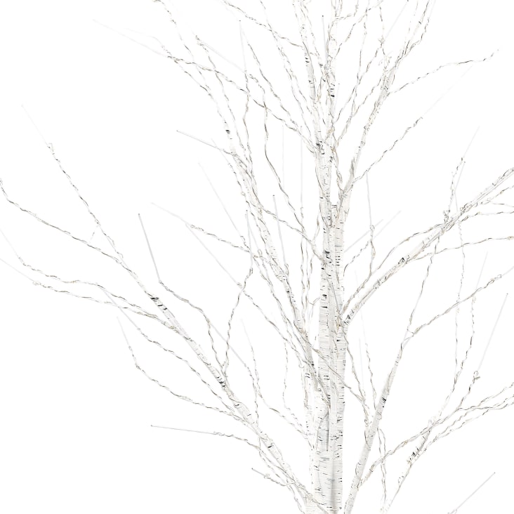 Sapin de Noël avec décoration LED 190 cm blanc Lappi Maisons du Monde