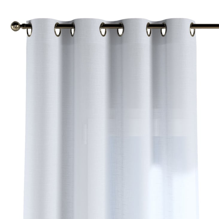 Halbtransparenter Vorhang mit Ösen, weiß, 130x245 | du ROMANTICA cm Maisons Monde