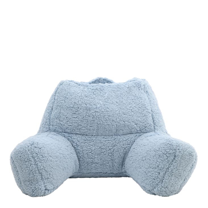Coussin lune sherpa - gris