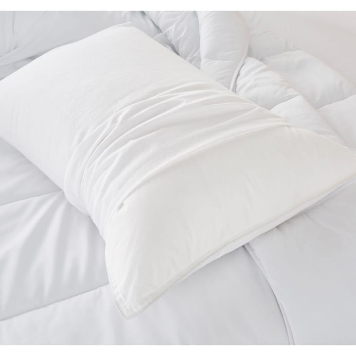 Protège-oreiller molleton blanc 50 x 70 PROTECTION LITERIE
