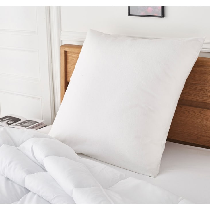 Protège oreiller blanc imperméable 50x70 cm TEX HOME : le protège