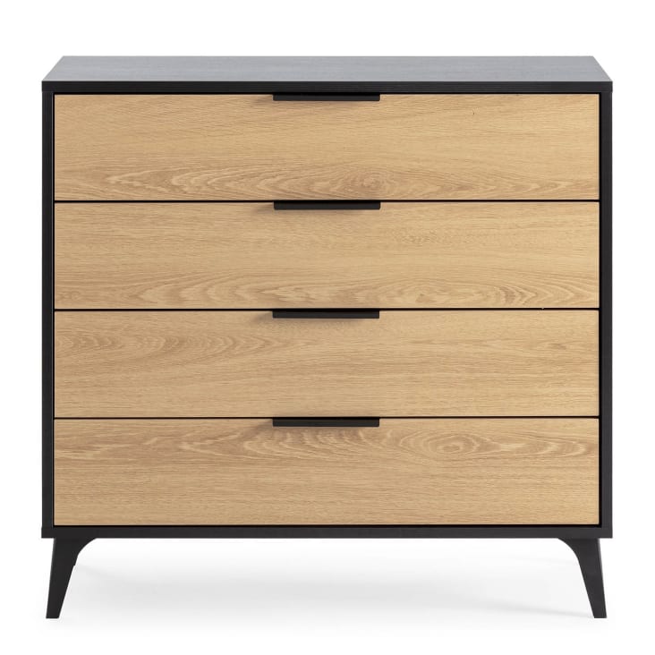 NEATERIZE Set Di 12 Organizer Pieghevoli Per Cassetti - Multimisura - Nero - Tessuto - 2
