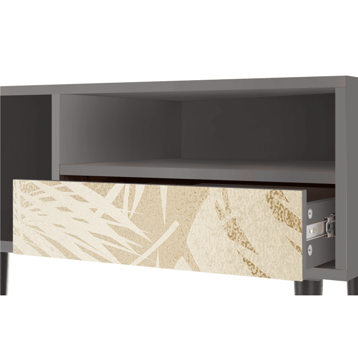 Mueble de TV arena 1 cajón y 1 puerta L 115 cm PLANT OF THE DESSERT