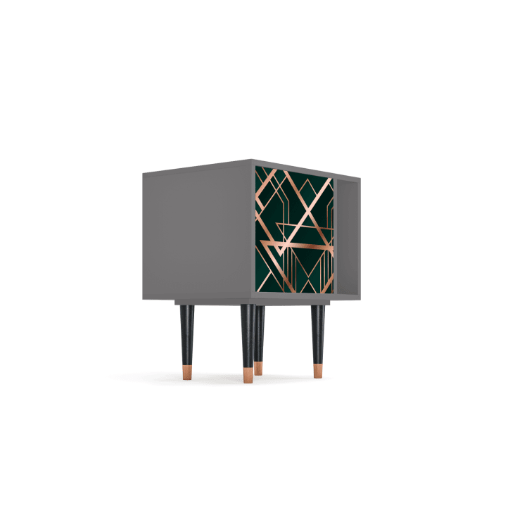 Table de chevet vert 1 porte L 58 cm-EMERALD GATSBY cropped-4