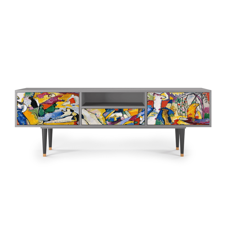 Meuble TV  multicolore 1 tiroir et 2 portes L 170 cm-IMPROVISATION 26 BY WASSILY KANDINSKY