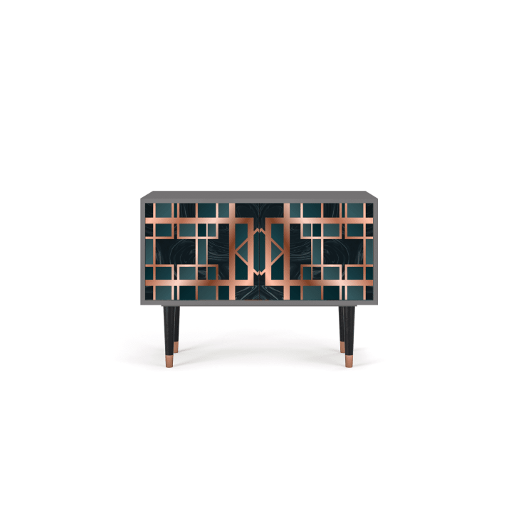 Credenza bassa bluverde 2 porte L 94 cm EMERALD METRO Maisons du Monde