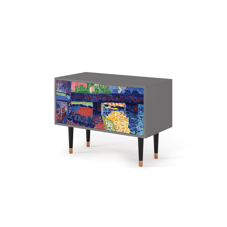 Credenza bassa multicolore 2 porte L 94 cm CHARING CROSS BRIDGE BY