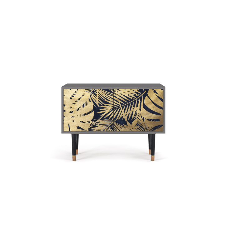 Credenza bassa blu e gialla 2 porte L 94 cm JUNGLE VIBES Maisons du Monde