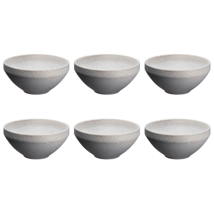 Set De 4 Assiettes à Pâtes En Grès 22 Cm - Glaçure Artisanale Réactive - Couleurs Vibrantes - Micro-ondes Et Lave-vaisselle