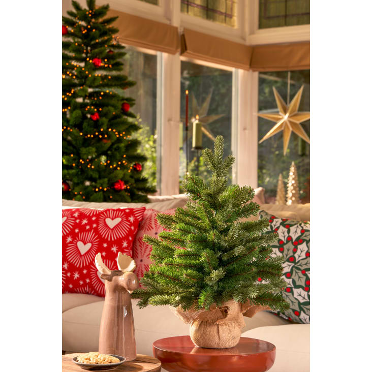 Árbol de navidad artificial en bolsa de yute alt. 60 Sherwood
