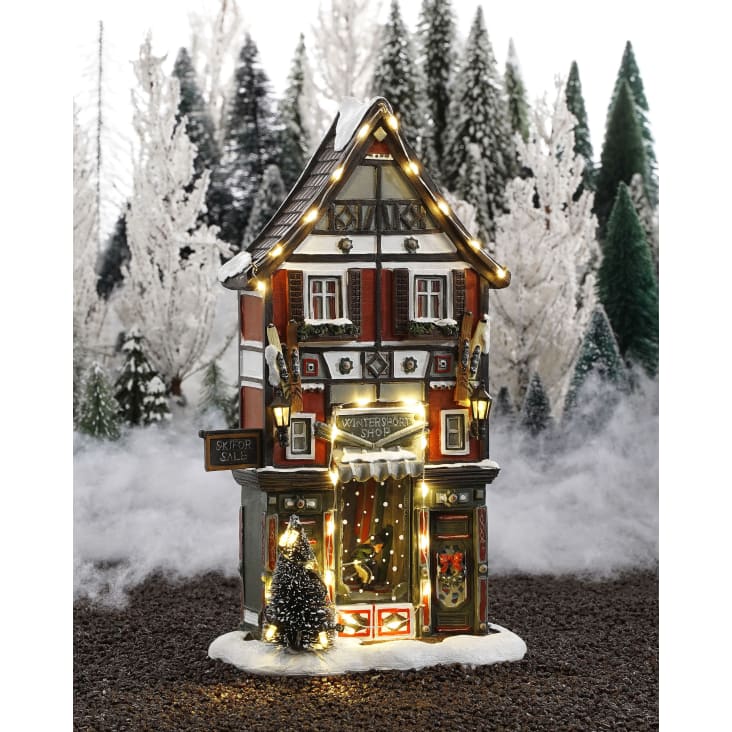 Maison de noel miniature outlet