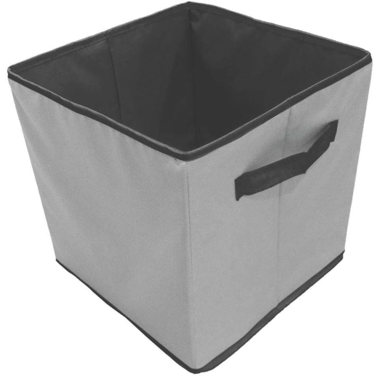 Cube de rangement en bois - 30 x 30 x H 30 cm - Rouge