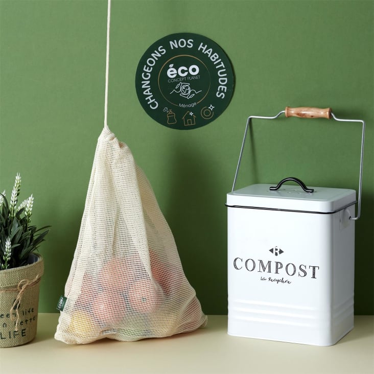 poubelle de table à compost