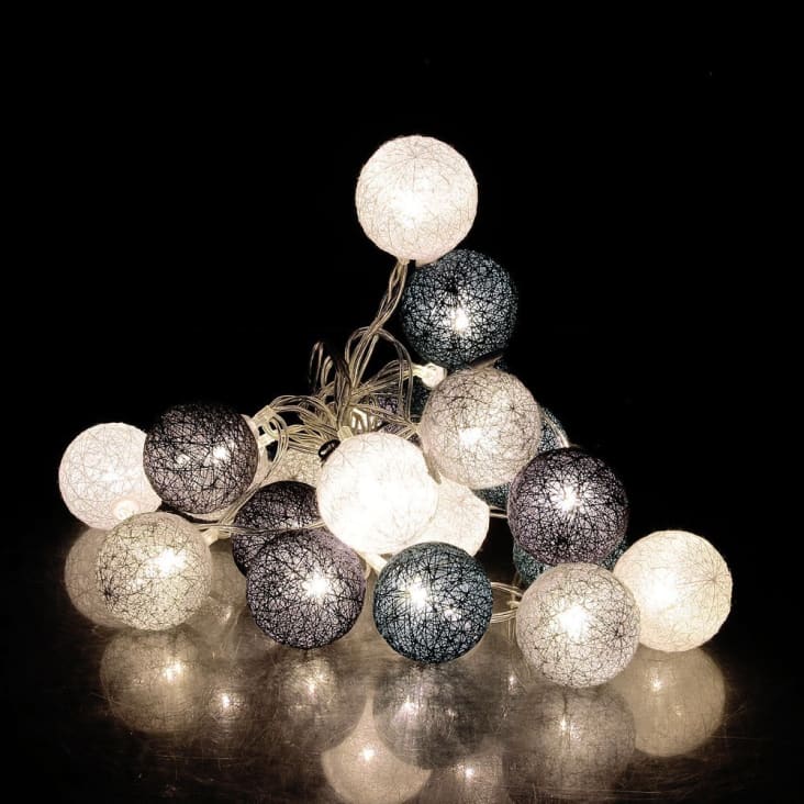 Guirlande boules lumineuse - multico, Linge de lit & Déco