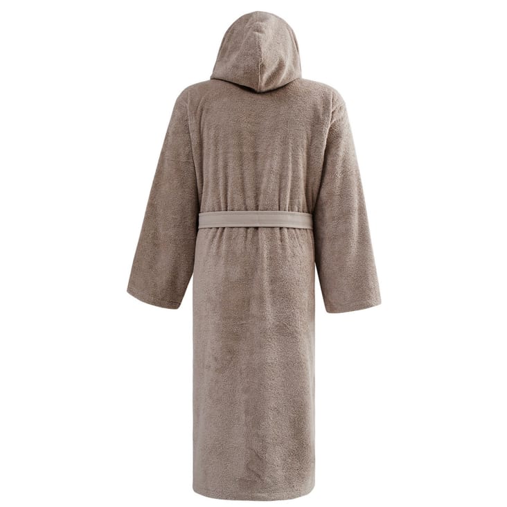 Peignoir a capuche uni 420 g m sable S