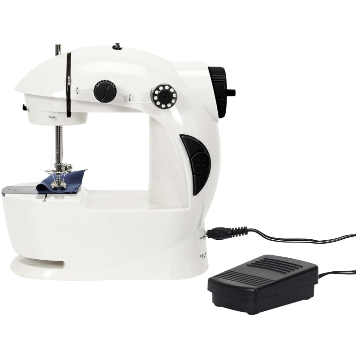 Machine à Coudre, électrique Mini Kit de Couture, à Toute épreuve Portable  Table à Broder avec Cadre Intérieur en Métal Machine,143