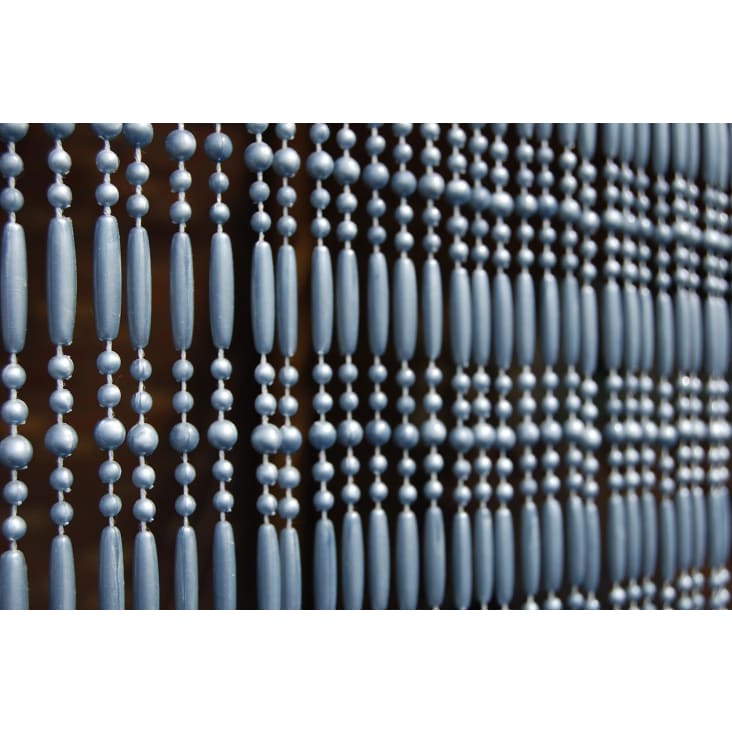 Rideau de porte en perles de bois - 90 x 200 cm - Morel