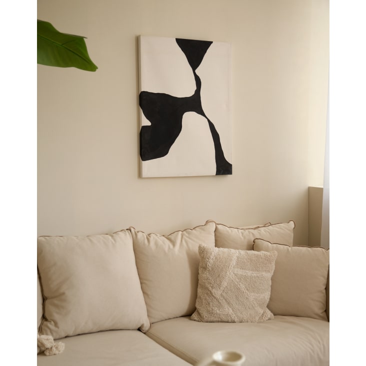 Peinture à L'huile Décorative Faite à La Main Cadre Marron 80x100cm Aida M25004962
