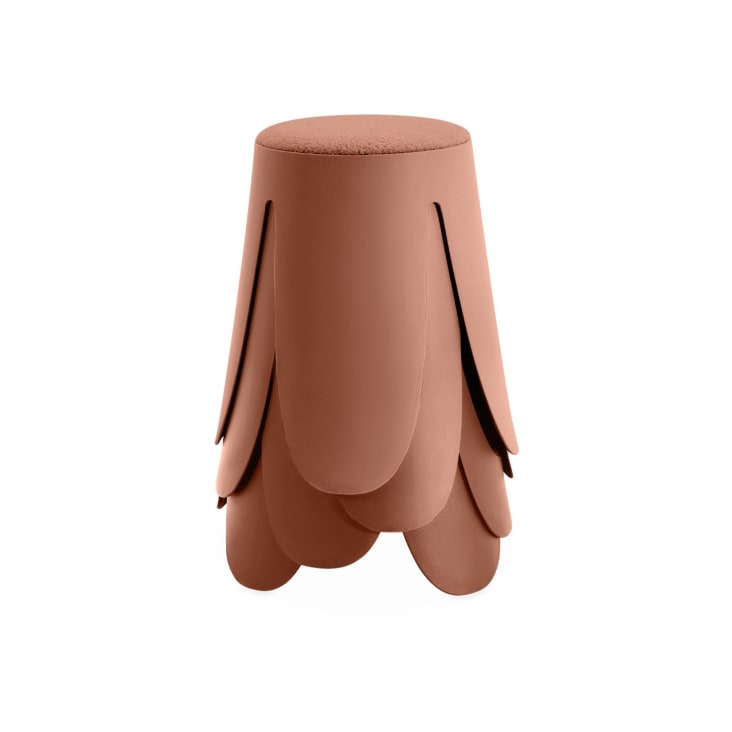 Set De 4 Tabourets Empilables Niki - Assise Bouclette, Design Moderne Et Gain De Place
