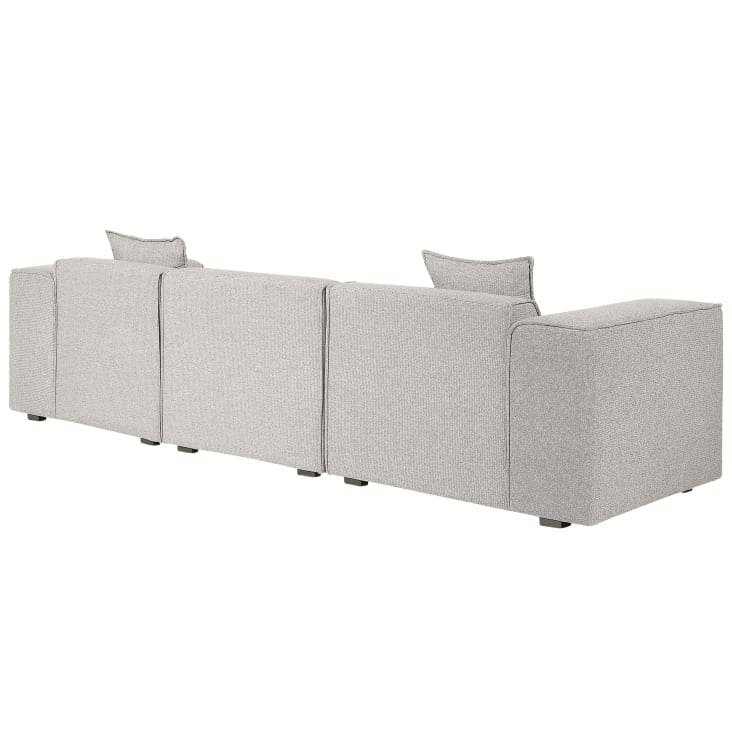 Canapé 3 places 3 personnes en polyester beige Dolva Maisons du Monde