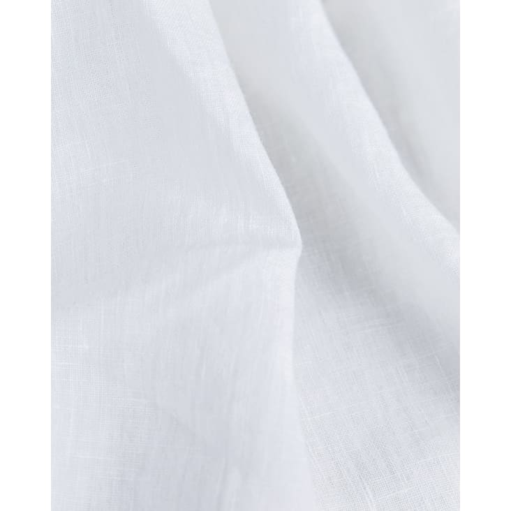 Tischdecke aus Leinen, Weiß, 150x200 cm cropped-2