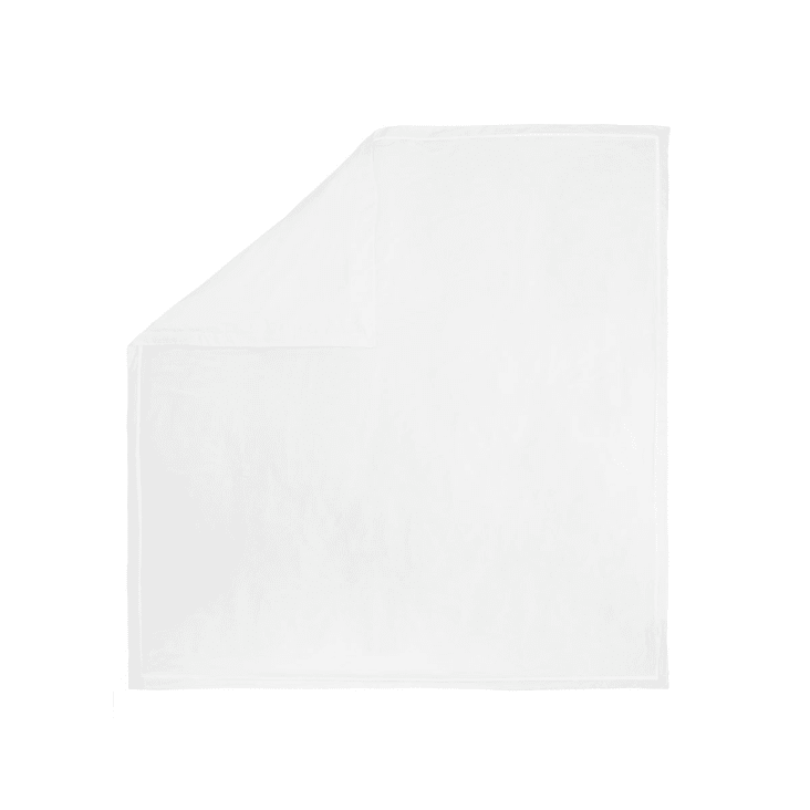 Housse de couette satin blanc 260x240 cm-Breteuil cropped-4