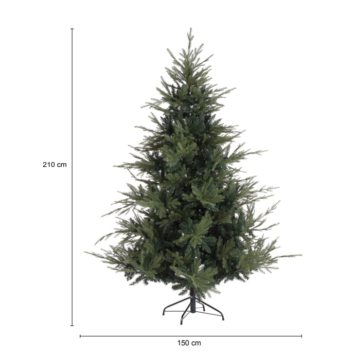 Albero di Natale, pino in PE Effetto Realistico+ PVC, 210 cm BERNINA