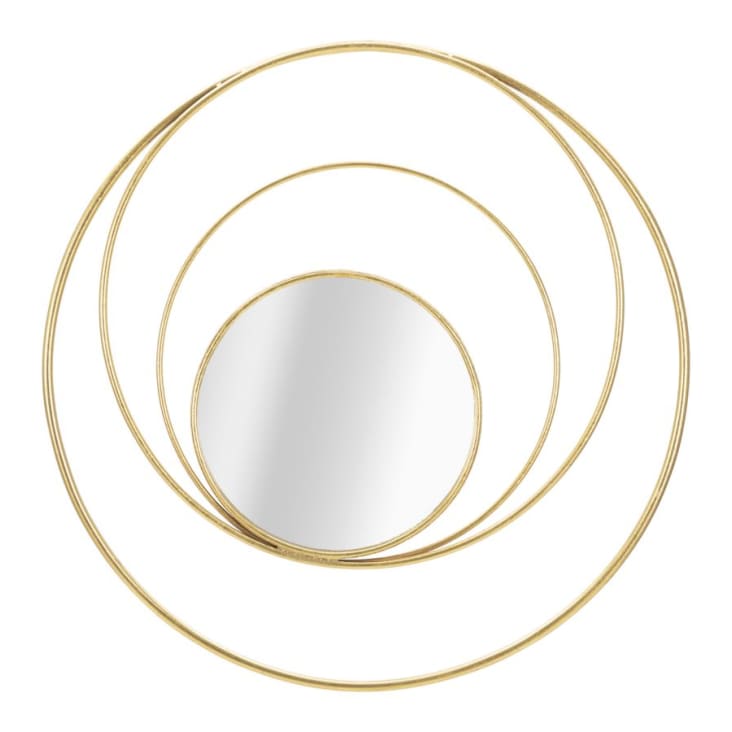 VidaXL Specchio Da Parete Dorato 90x40 Cm Ovale | WhichOne