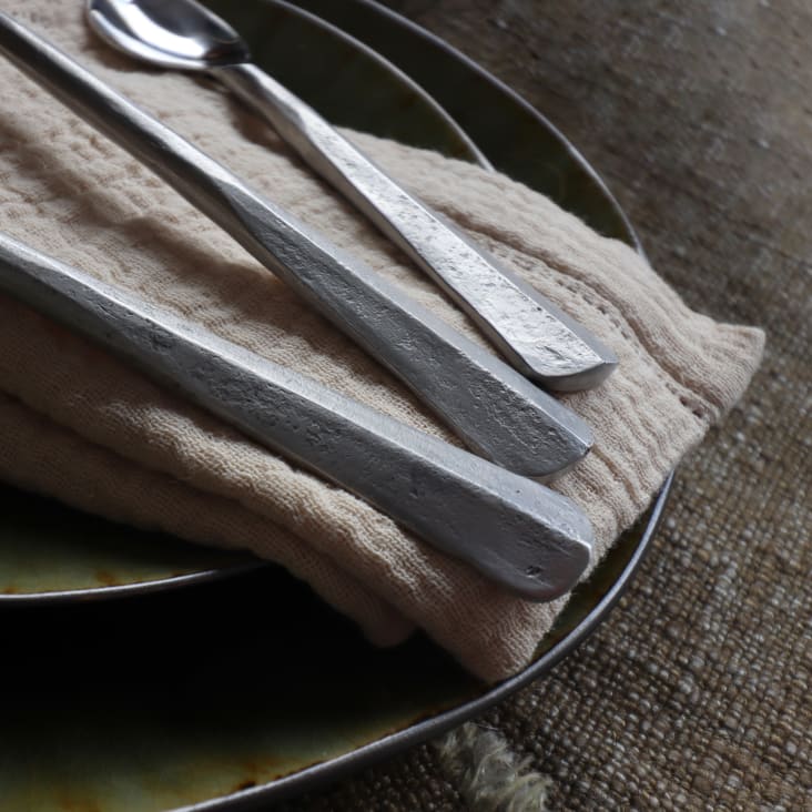 Cuillères dessert acier inoxydable - art de la table - ménagère inox