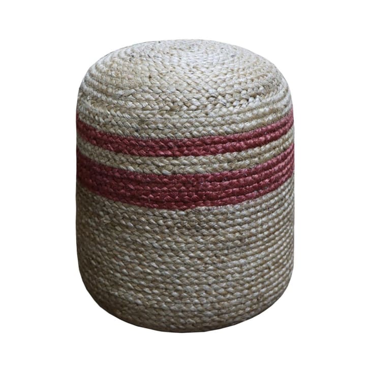 Pouf en jute Maisons du Monde