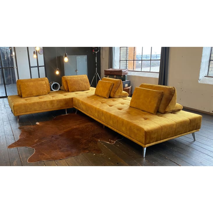 Furn. Wisteria-Kissenbezug Aus Samt-Polyester – 50x50 Cm, Goldfarben, Mit Geometrischem Folien-Druck & Verstecktem Reißverschluss