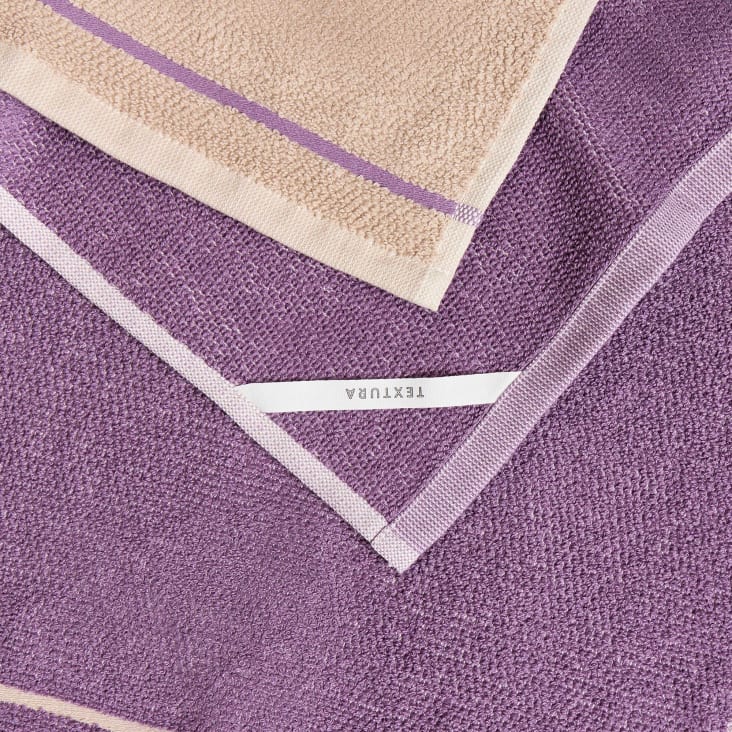 Set 2 trapos rizo algodón violeta 50x70 DUT