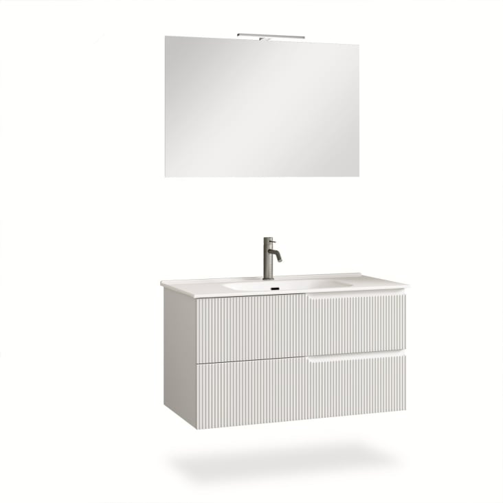 Coprifilo Con Ala Per Porta Da Interno Coordinato Per Porta Code Con Ala 40mm In Mdf Colore Bianco P 40 X H 70 X L 2250 Mm 84799175