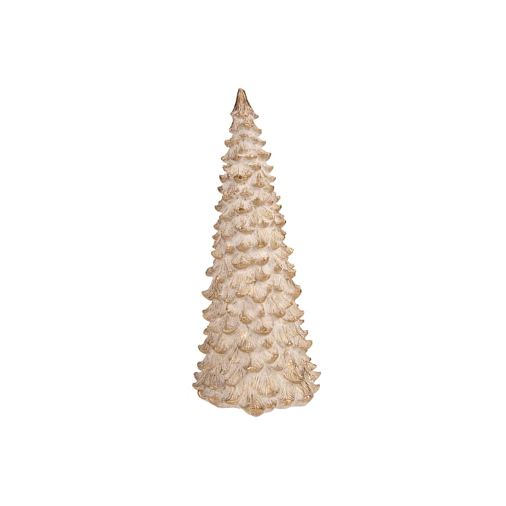 Weihnachtsbaum aus Kunstharz, beige, 14X14XH30 cm Maisons du Monde